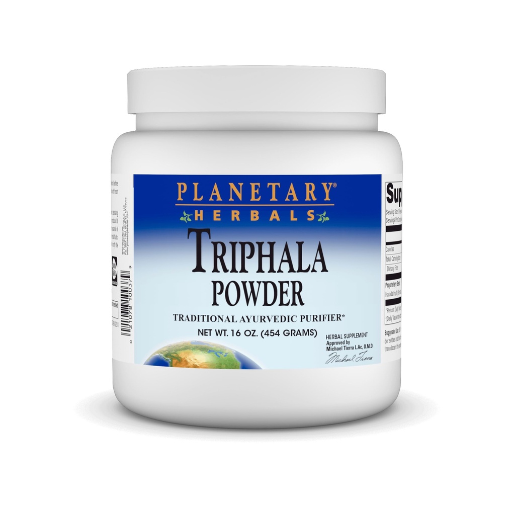 Gezegensel Herbals: Triphala 16 oz. Toz Toz