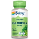 SOLARAY Kırık Hücre Klorella 410 mg | Nutrient-Rich Superfood w/Doly Occurring Protein, Vitaminler, Mineraller, Chlorophyll | Non-GMO | 100 VegCaps