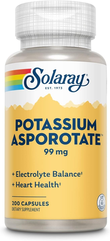 Solaray P Properties Asporotate Supplement, 99 mg | 200 Kont