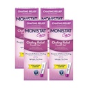 Monistat, Toz Gel, Bikini Bölgesi için Uzun Süreli Koruma, Thighs ve Bra Lines, 1.5 Oz, 4 Paket