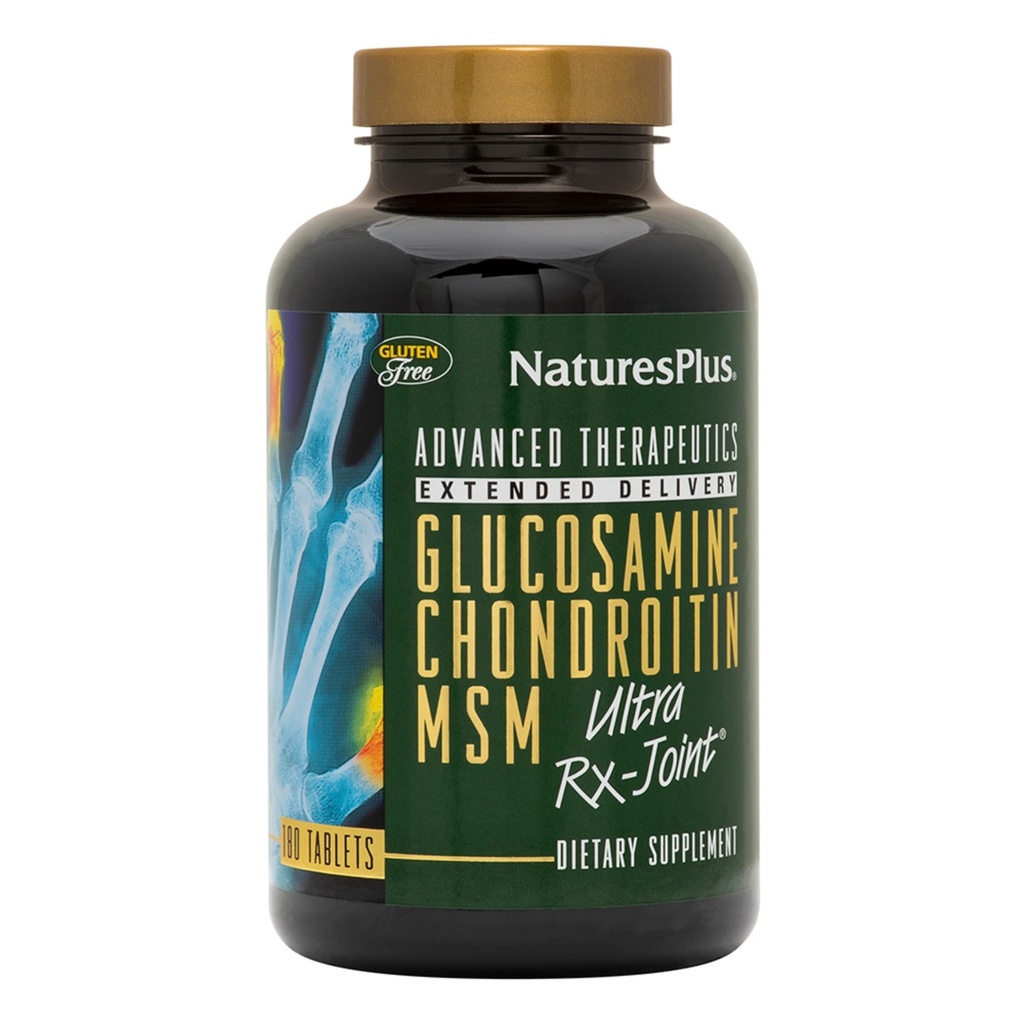 NaturesPlus Ultra Rx-Joint - 180 Tablet, 2 Paket - Sağlıklı Ortak Fonksiyonlar - Glucosamine, Chondroitin & MSM - Gluten Free - 120 Toplam Hizmetler
