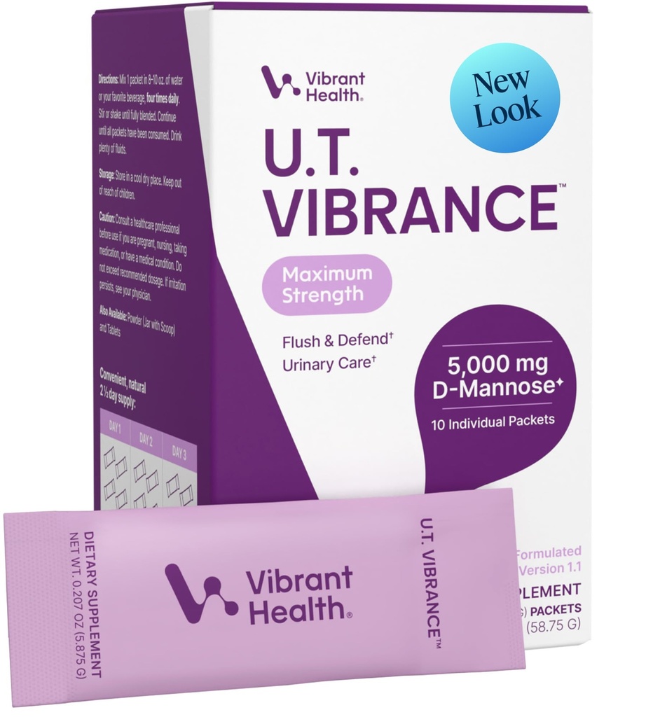Vibrant Health, U.T. Vibrance Stick Packs, Crisis Intervention for Urinary Tract Health, 10 Hizmet