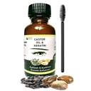 Eyelash Büyüme Herbal Organik Keratin & Castor Oil Pure EyebrowNiener Faktörü