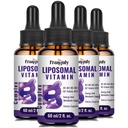 Liposomal Vitamin B Kompleksi Sıvı Sınırlama B Kompleks Vitaminleri Kadınlar için Tamamlandım Abxia Me12,B1, B2, B3, B5, B6,Folate, Biotin for Energy and Immune Support-8.0 oz