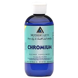 Mother Earth Minerals Ionic Liquid Chromium Supplement High Absorption Angstrom Chromium Mineral Drops for Metabolic Support, Nutrient Utilization & Cellular Energy Balance, 8 oz