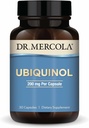 Dr. Mercola Ubiquinol, 30 Hizmet (30 Capsules), 200 mg Per Capsule, Diyetsel Supplement, Destekler Enerji Üretimi, Non-GMOMO