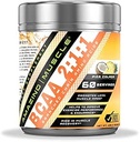 Amazing Muscle BCAA 2:1 1. Bölümlü Zincir Merteris Supplement | 6000 Mg Per | Pina Colada Flavor | 60 Hizmetler