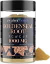 Goldenseal Root Toz Organik 1000 mg - Immune & Gut, Pure & Natural Herbal Goldenseal Supplement, Gluten Free - 60 Hizmetler (1 Şişe)