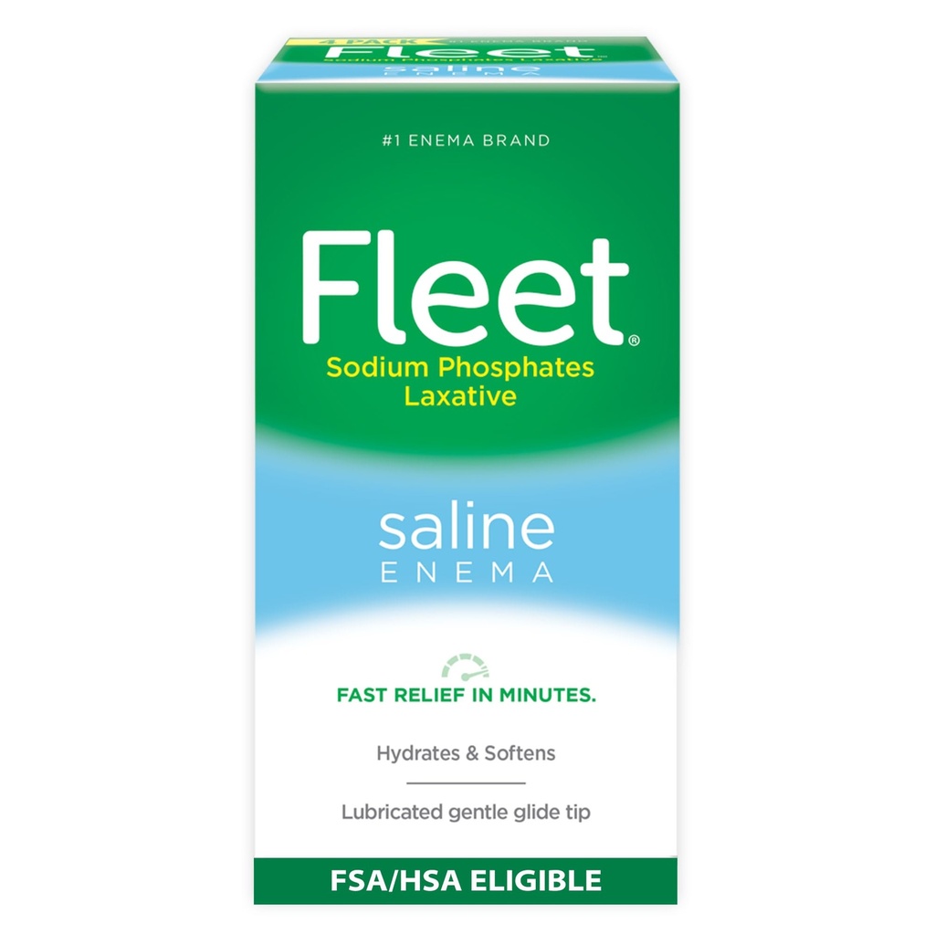 Filo Laxative Saline Enema for Adult Constipation, 4.5 fl oz, 4 Şişes