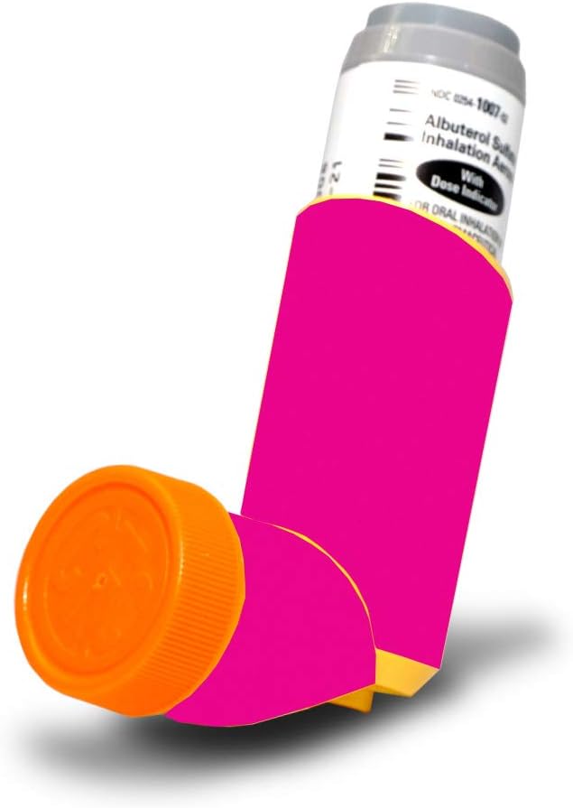 CanySkins Skin for Proventil HFA Asthma Inhaler - Solid Lavender | Koruyucu, Dayanıklı ve Benzersiz Dyson Decal Cover | Uygulamayı Kolay, Kaldırın ve Değiştirin
