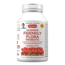ANDREW LESSMAN Ultimate Friendly Flora Probiyotik 240 Capsules - 25 Milyar CFU, Beş Probiyotik Strains, Güçlü Immune ve Digestive Support. Kadınlar veya Erkekler için Probiyotikler