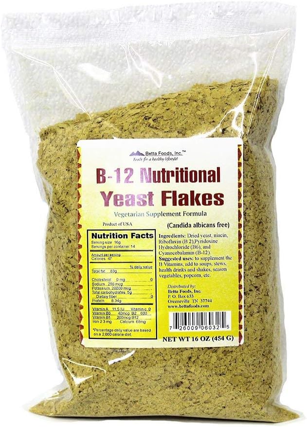 B-12 Beslenme Yeast Flakes (Vejetary Supplement)