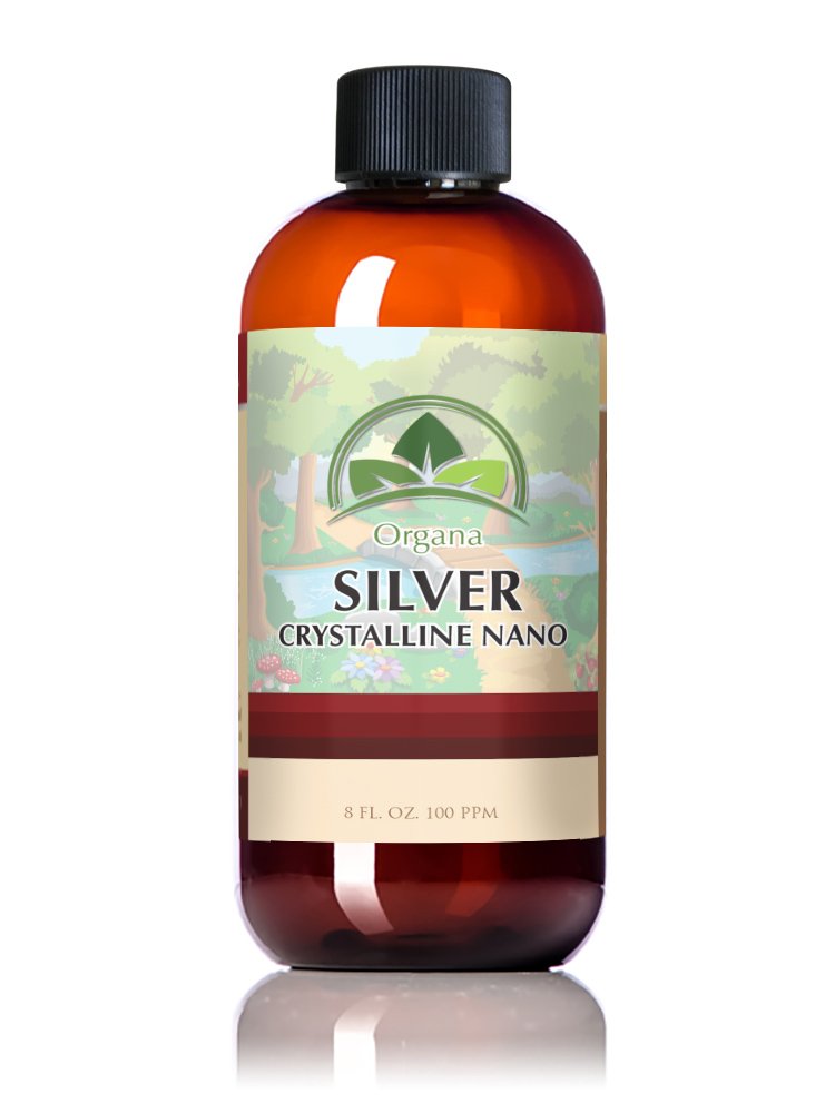 Organa Nano Colloidal Silver 8 oz (100 PPM)- En İyi Colloidal Gümüş - Colloidal Mineraller