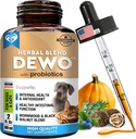 Köpekler ve Kediler için Doğal Intestinal Savunma – Herbal Wormwood, Black Walnut & Probiyotik – Sağlıklı Gut & Flora Balance – Gelişmiş Broad Spectrum Formula – Amerika'da Yapıldı