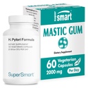 Supersmart - H. Pylori Formula Sche (Complete Action) - Probiyotik L. Reuteri w/Mastic Gum | Non-GMO & Gluten Free - 60x2 & 120 Vegetarian Capsules
