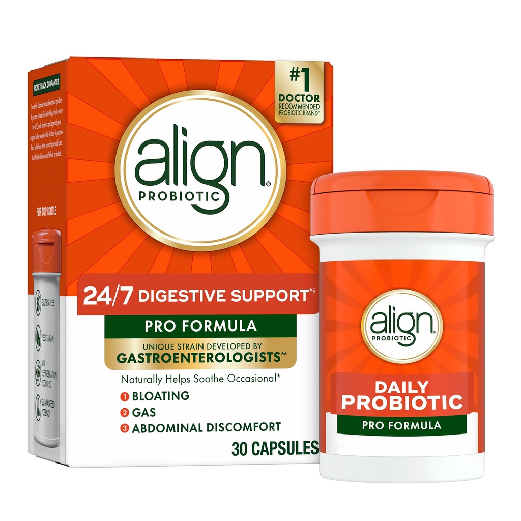 Align Probiyotik, Pro Formula, Probiyotikler for Women and Men, Probiyotiks for Digestive Health, Men and Womens Probiyotik Capsules Help Relieve Occasional Bloating & Gas*, 30 Capsules