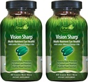 Irwin Naturals Vision Sharp Multi-Nutrient Eye Health - 42 Liquid Soft-Gels, Pack of 2 - Lutein, Bilberry & Omega-3s - 42 Toplam Hizmetler
