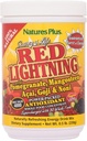 NaturesPlus Life Red Lightning Energy Drink Toz Kaynağı - .5 lbs - Karma Berry Flavor - Doğal Enerji Boost - Tüm Gıdalar, Antioksis & Red Superfoods - Gluten-Free - 38 Hizmetler