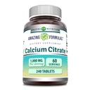 Amazing Formulasuba Citrate 1000 Mg | Tabletler Tamam | Non-GMO | Gluten-Free | Made in USA (1 Pack | 240 Count)