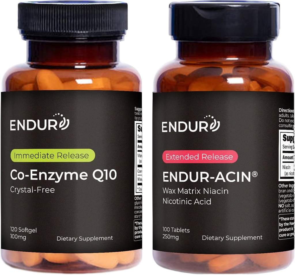 Endurance Products Co-Enzyme Q10 Özellikler CoQsol-CF yüksek oranda ► ve Low Flush Niacin