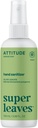 ATTITUDE Hand Sanitizer Spray, EWG Doğrulanmış, Kills Germs & Bakteri, Vegan & Plant-Based, Yetişkinler ve Çocuklar için Güvenli, Zeytin Scent, 3.38 Fl Oz (Spray Şişe)