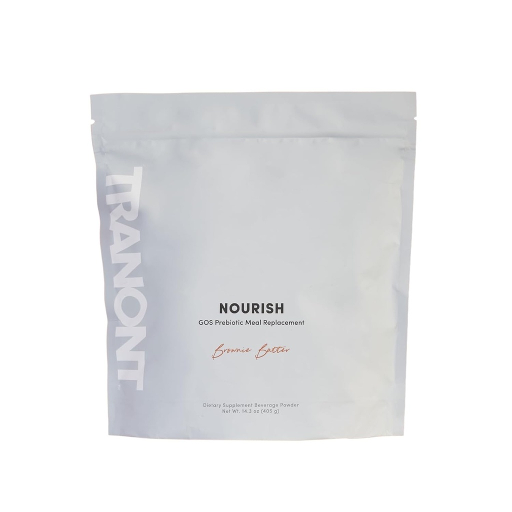 Tranont Nourish GOS Prebiyotik Meal Change Shake (Brownie Batter, 14.3 oz)