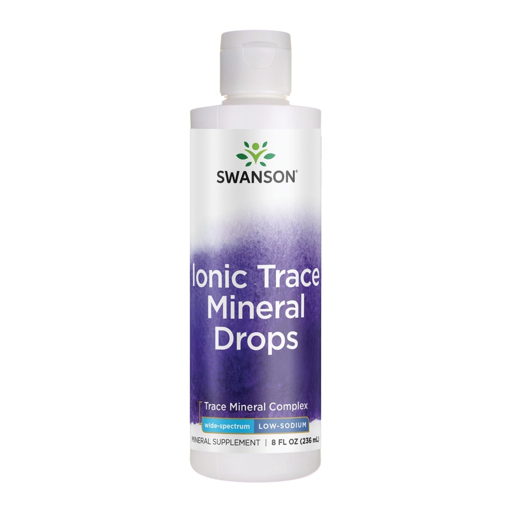 Swanson Concentrace Trace Mineralleri 8oz-Complete Mineral Kompleksi Enerji, Hydration, & Electrolyte Balance 72 Yüksek Aborpsiyon Ionic Minerals such As Magnezyum, Pyum, Macauba