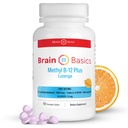 Ekstra Güçlü Me-12 & Metil Foate – 60 Chewable Tabletler, Orange Citrus Flavor – Yüksek Potency Bioactive B-12 Vitamin & B9 Folate Supplement for Energy, Brain, Heart & Nerve Support