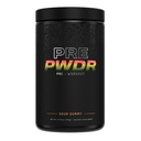 PWDRS Pre-Workout Toz, All Natural Pre Workout for Energy, Pump, Endurance & Strength, Caffeine (Sour Gummy) ile