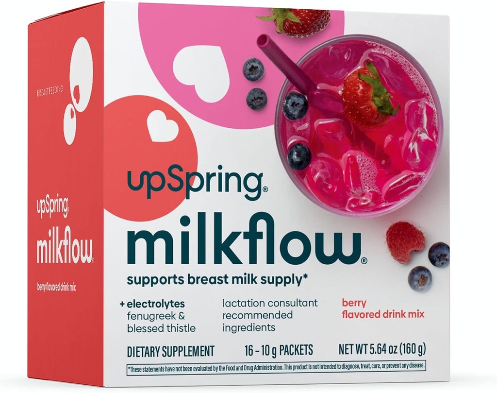 Süt akışı Electrolyte Emfeeding Supplement Drink Mix with Fenugreek | Berry Flavor | Lactation Supplement to Support Mother Milk Supply & Restore Elektrolytes | 16 I İçilir