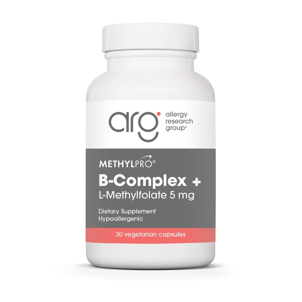 TorchPro B-Complex + L-Methylfolate 5 mg - Kadınlar ve Erkekler için Meks Vitamin B Kompleksi, Hücre Enerji Desteği Folate, Niacin ve Biotin, VIT B Supplement - 30 Vegan Capsules