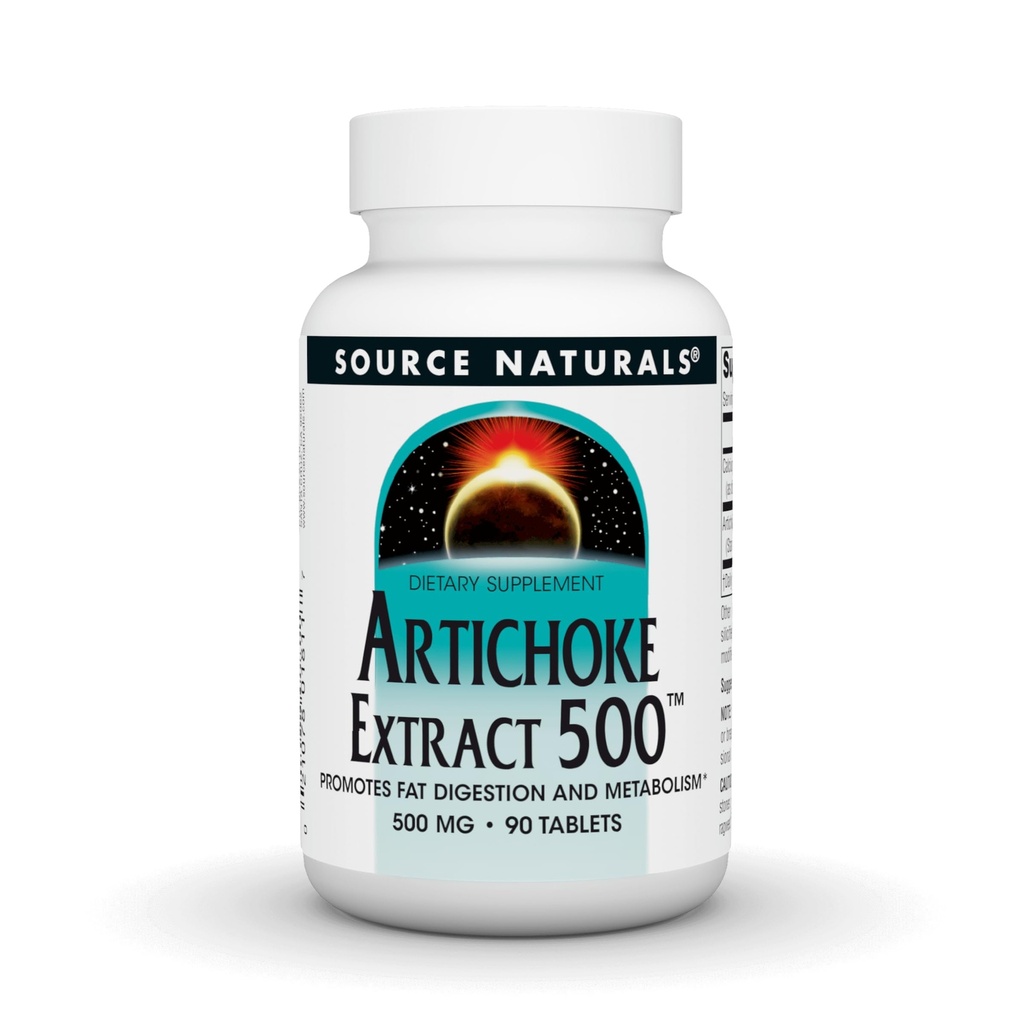 Source Naturals Artichoke Extract 500 mg, 90 Tablet