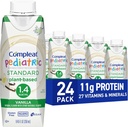 Pediatrik Standart 1.4mL, Bitki Temel Beslenme Olarak Tamamlanmış Shake, Tube Feeding Formula, Vanilla Flavor, 24 Pack