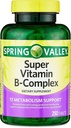 Convergence Spring Valley Super B-Complex Tabletler Diyetsel Tamam, 250 KontMetabolism Destek* Diyetsel Tamam