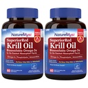 Antarktika Krill Oil 1000 mg Softgels, Krill Oil Omega-3s, EPA, DHA, Astaxanthin & Phospholipids, Heart Health, 120 Softgels, Non-GMO, No Gluten, Made in the USA
