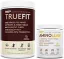 RSP NUTRITION Vegan PlatinumLean Pre Workout Energy (Pineapple Coconut 25 Hizmet) TrueFit Protein Toz (Chocolate 2 LB) ile