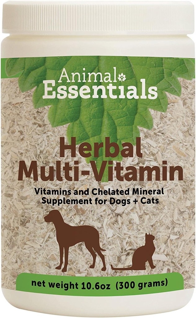 Animal Essentials Herbal Green Alternative Dog and Cat Supplement - 10.6 Ounce Jar (2 paket)