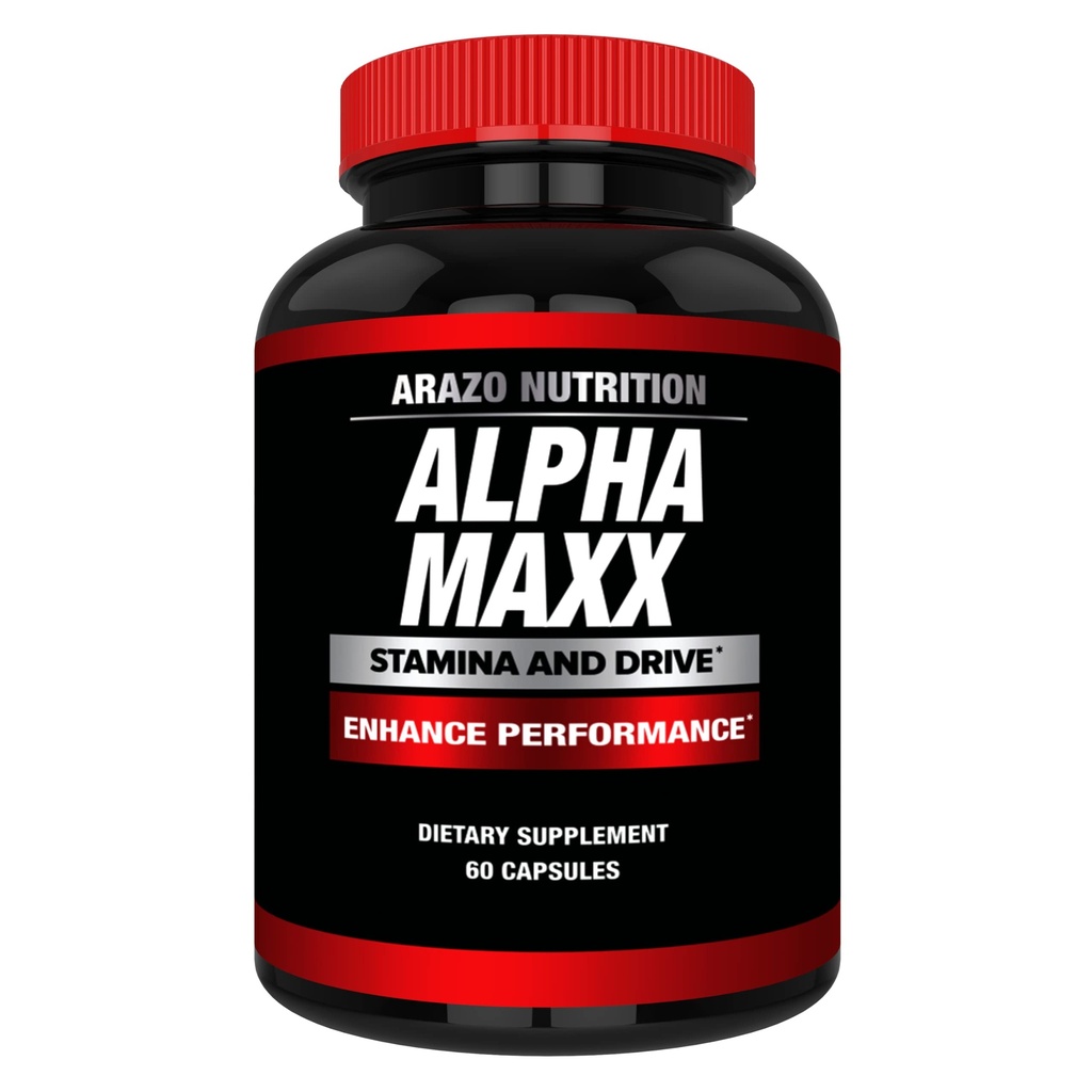 Arazo Beslenme Alfamaxx Health Supplement - Ginseng, Muira Puama, Tribulus - 60 Herbal Pill