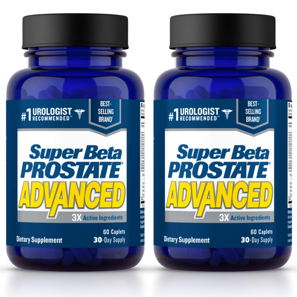 SETA PROSTATE Gelişmiş - Uykuyu Destek Bladder Boşaltma. Prostate Support Supplement for Men's Health with Beta Sitosterol, Saw Palmetto değil. (120 Caplets, 2-Pack)