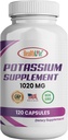 SağlıkYaşamı Pyumyum Tamam, 1020 mg,60 Hizmet, 120 kapak, Potasyum Bikarbonat
