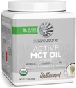 Sunwarrior Organik MCT Oil Toz Supplement Medium-Chain Triglycerides Pure Coconut | Keto USDA Sugar Soy Gluten Dairy Free Non-GMO | Unflavored 40 Hizmet