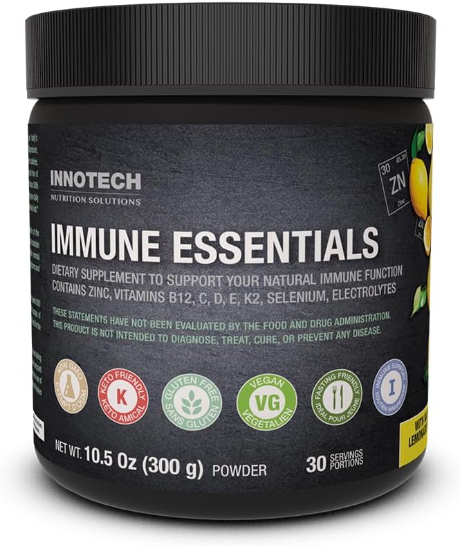 Innotech Beslenme Çözümleri Immune Essentials, 300 Gram - Limon Flavour