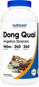 Nutricost Dong Quai 565 mg, 240 Capsules (Angelica Sinensis) - Vejetaryen Caps, Non-GMO, Gluten Free Free