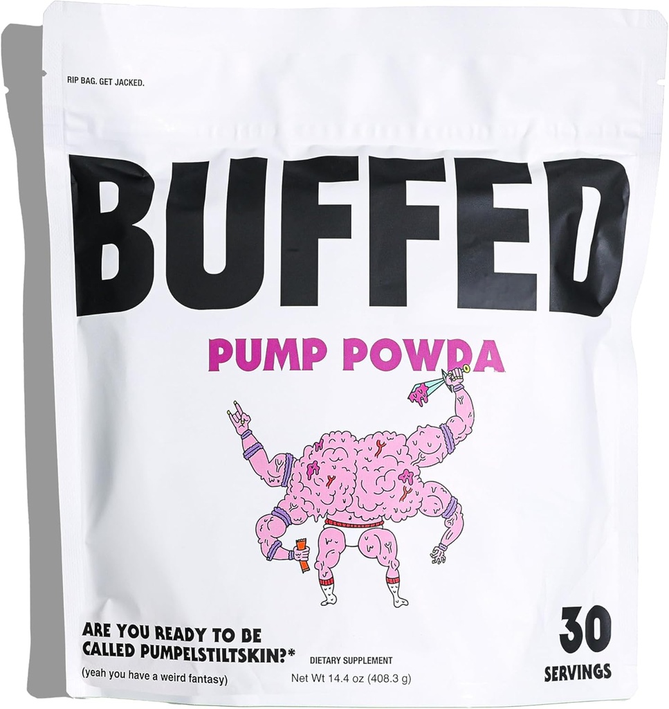 Pompa POWDA Energy | Pre-Workout Toz | L-Citrulline DL-Malate, Beta-Alanine, Betaine Anhidrus | Temiz, Sağlıklı Ön Çalışma Mix Mix