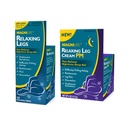 MagniLife Relaxing Legs 125 Count Quick Dissolve Tabletleri Rahatlaştırıyor Leg Cream PM 4oz Jar Restless Legs