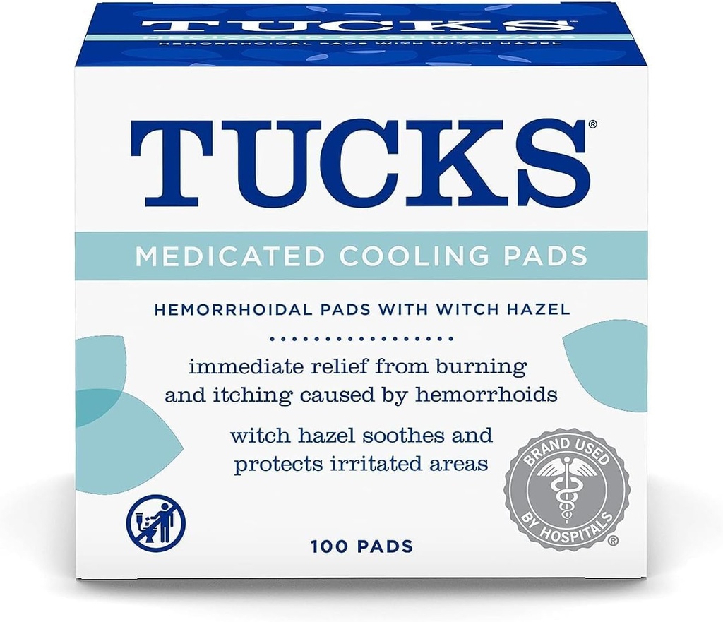Vitafüzyon Fiber Well Fit Gummies, 90 Kont ve Tucks Medicated Soğutma Pads, 100 Count Sche
