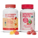 SmartyPants Kids Multivitamin Gummies and Probiyotik Immunity Sche: Omega 3 Fish Oil (EPA/DHA), D3, C, Vitamin B12, B6, Digestive & Immune Support Supplement (30 Day Supply)