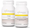 Aktif B-Complex, 60 Capsules & CoQ10 (100 mg), 60 Softgels - Enerji Metabolism'ı Desteklemek için Active B-Complex* - CoQ10 Kalp ve Beyin Sağlığını Desteklemek için *
