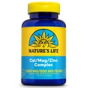 N:47'S LIFE Cal Mag çinko Kompleksi 1000 mg / 500 mg / 15mg - Kalsiyum Magnezyum çinko Tamam w/Vitamin D ve Boron - Bone Health, Muscle and Heart Health Support, 60 Day Garanti, 25 Serv, 100 Caps