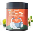 Mutsweet Rhodiola Rosea Instant Coffee Mix with Ginseng Supplement, 40 Hizmet, Kahve Alternatif Toz, Deriksiyon, Ground Coffee Support Energy, Mood, Stres, Stamina